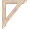 Ekena Millwork Traditional Traditional Smooth Bracket, Douglas Fir, 3 1/2"W x 24"D x 28"H BKT04X24X28TRA01SDF - alternate 2